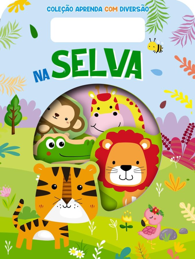 Capa de Coleção Aprenda com Diversão na Selva
