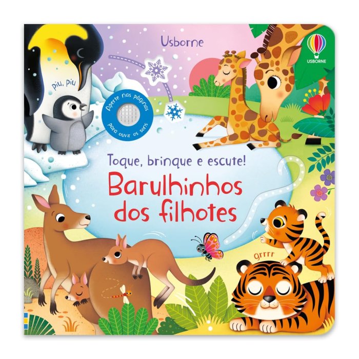 Capa de barulhinhos dos filhotes!: toque, brinque e escute!